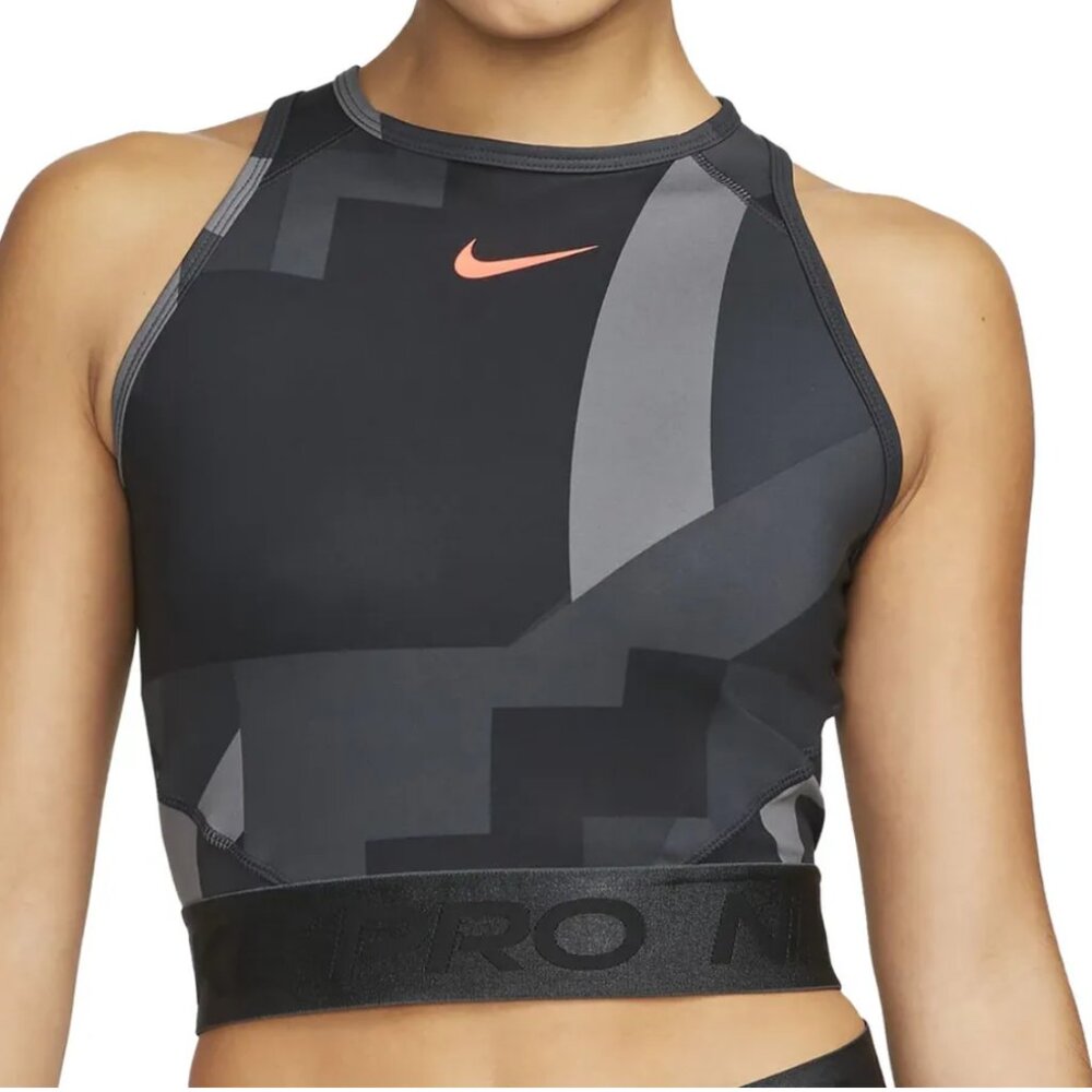 NIKE Pro DRI-Fit Cropped Training Tank Top NWT Size XL